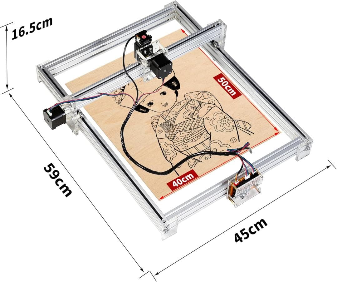 500mw モジュール彫刻機 刻印機 高精度 木彫りフライス盤 木材彫刻 板彫刻 Amazon | 彫刻機 パワー加工機 500mw モジュール彫刻機 刻印機 高精度