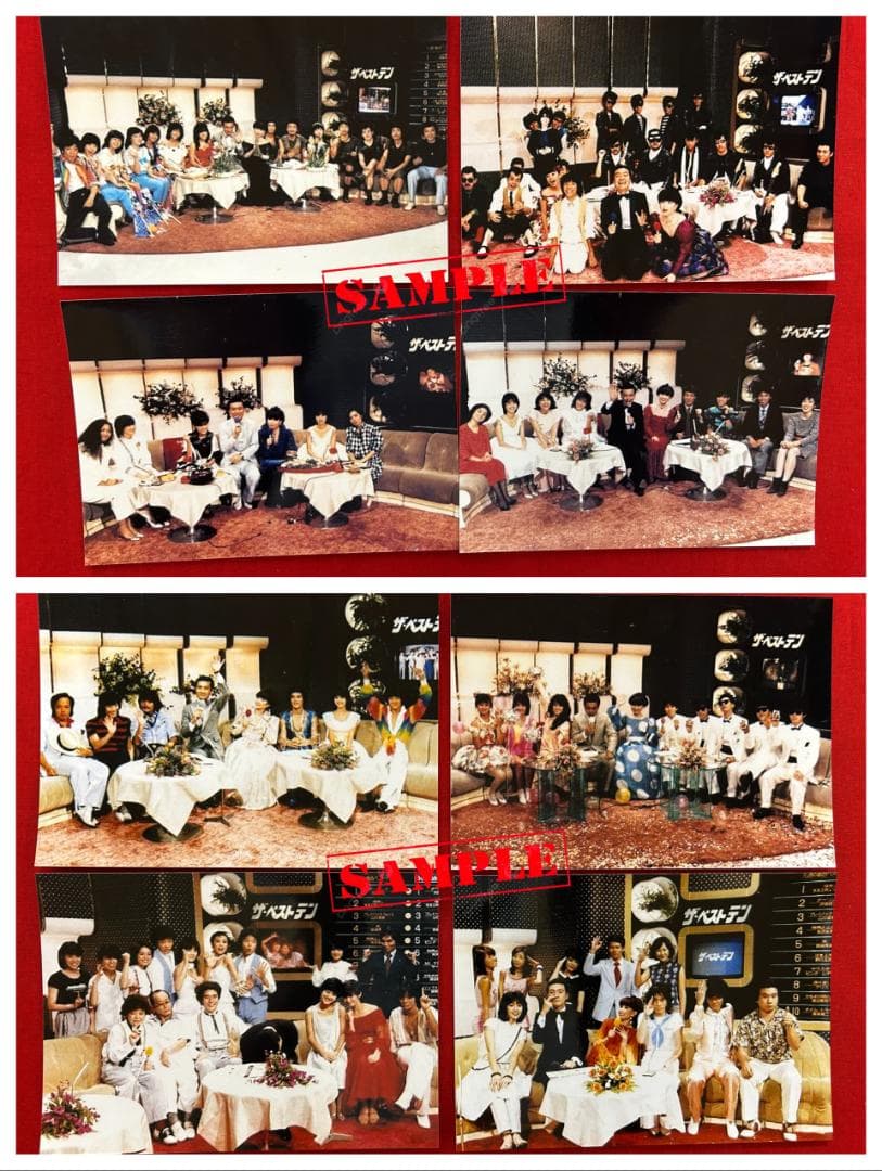 【まとめ売り：28枚セット】ザ・ベストテン　2L判（127mm×178mm）