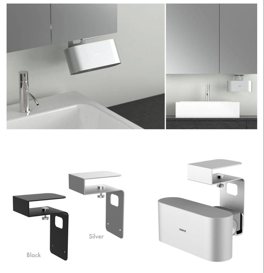 未使用品】【戸棚フック付き】SOUYIハンドドライヤー ブラック - メルカリ