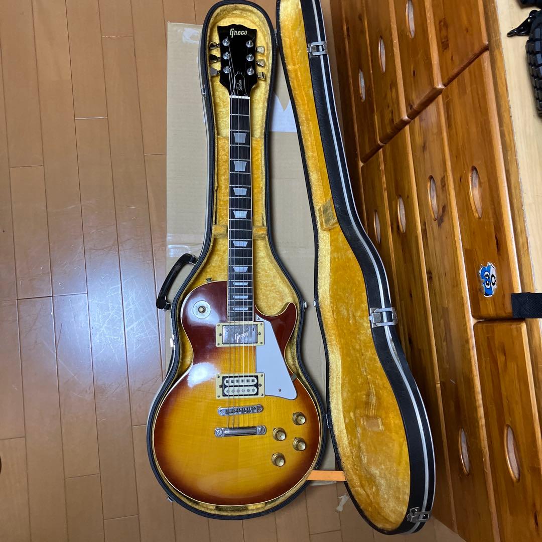 ジャパンビンテージ グレコ グネコ レスポール カスタム 音出OK 劇鳴 中古品