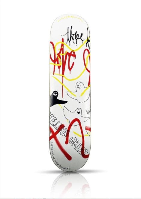 【レア未開封】KROOKED × Curtis Kulig コラボ デッキ KROOKED x QUARTERSNACKS GET HIGH DECK (8.25 x 32inch) デッキ