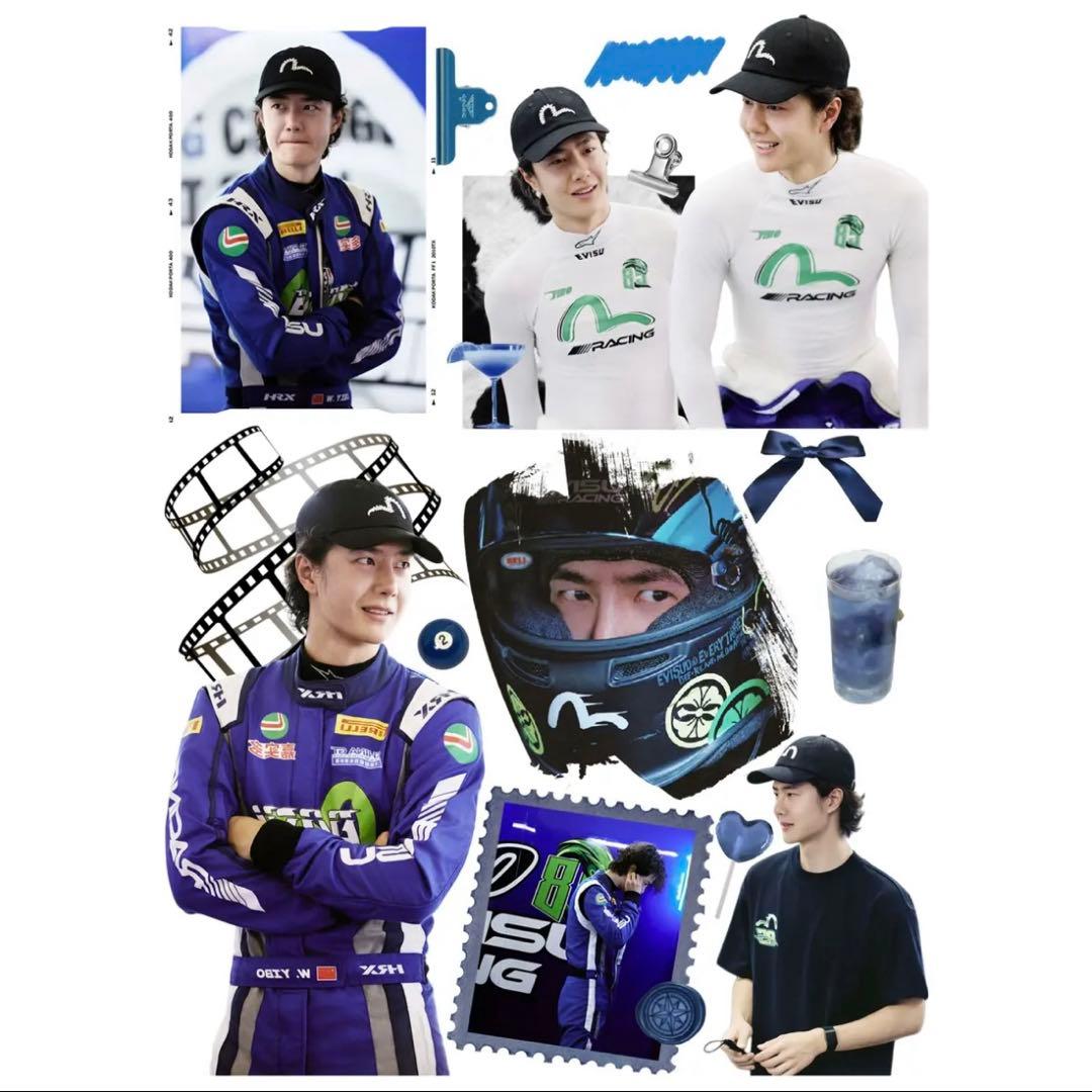 19×25cm 王一博 デザイン 転写耐油防水ステッカー 28枚 - メルカリ