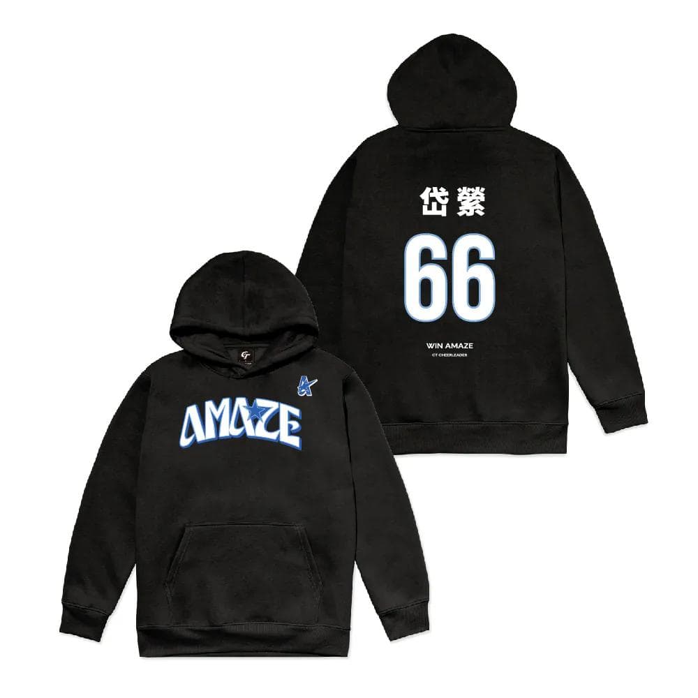 2026　WBC　77　峮峮　チュンチュン　応援　ブート付きパーカー　ブラック