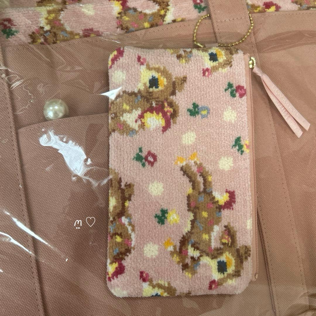 新品 フェイラー ツンツンバンビーノドットマザーズバッグ ポーチ付