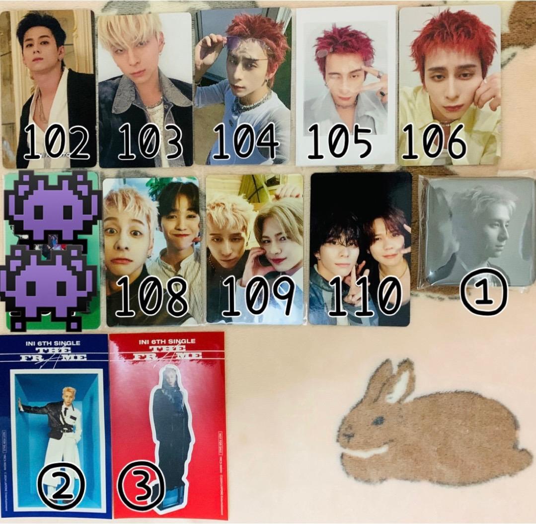 西洸人くん トレカ 写真 グッズ CD ポスカ バラ売り まとめ売り INI