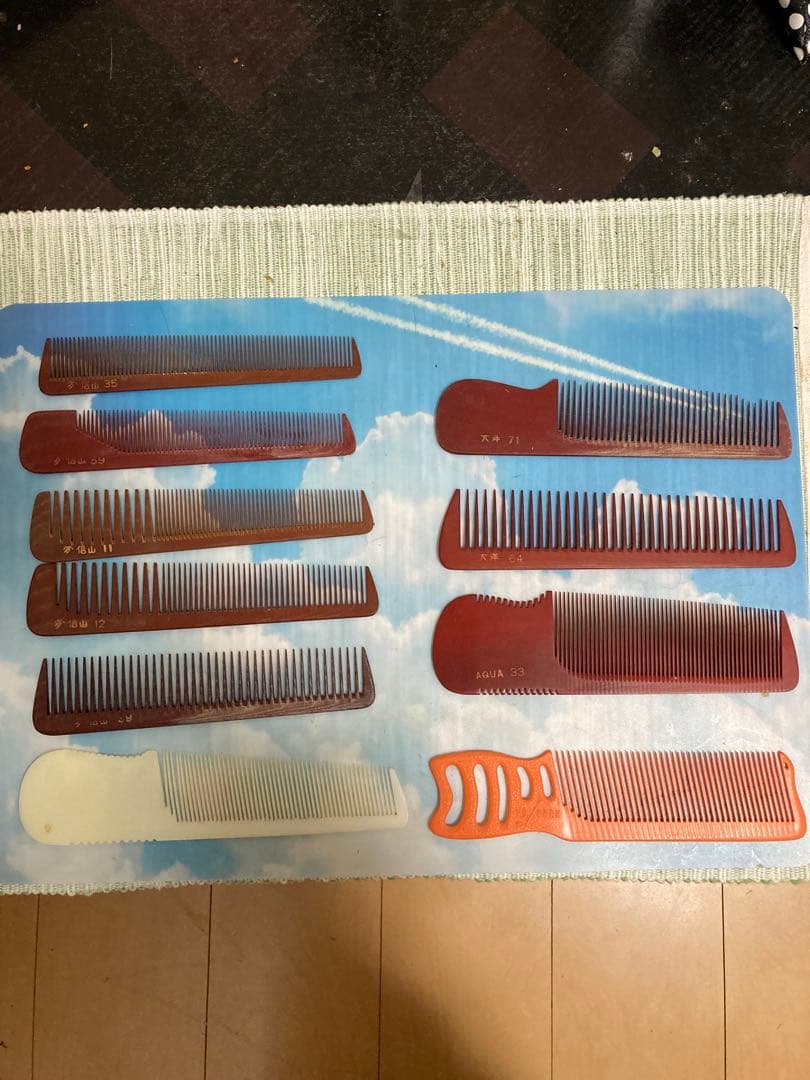 ジ*ー様 理容コーム　まとめ売り　櫛 Amazon | 【Amazon.co.jp限定】 京さんの櫛 カットコーム 指間刈り用
