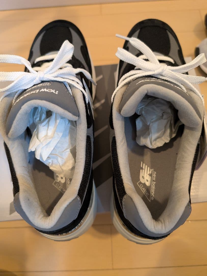 【試し履きのみ】New Balance 992 \"Black\" 28cm