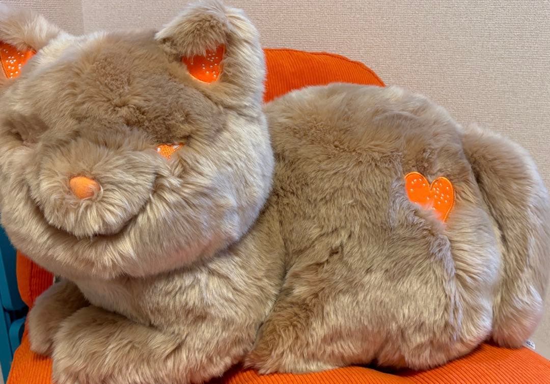 リイシューねこちゃん Grande/Apricot Beige ぬいぐるみ