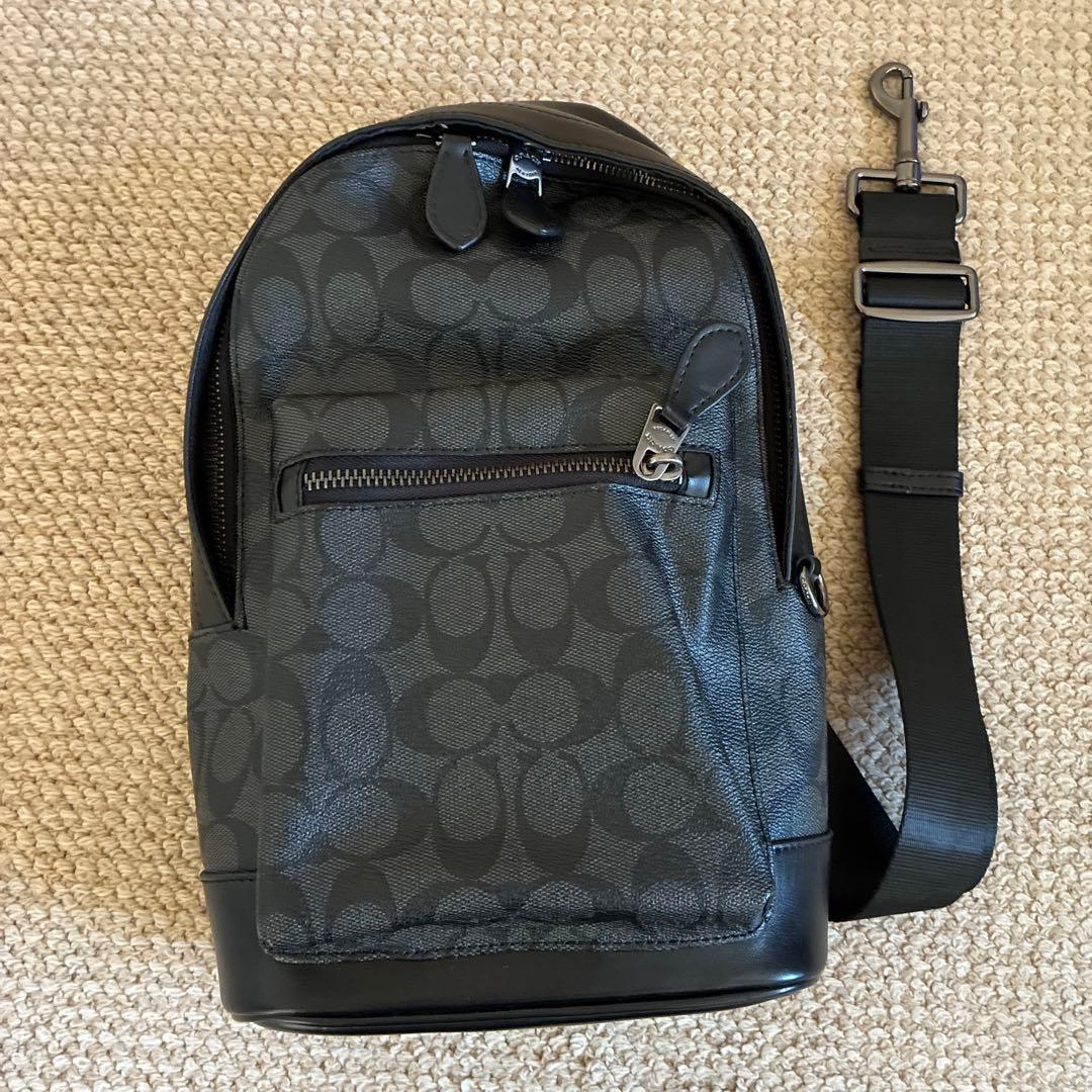 COACH シグニチャー柄ボディバッグ コーチ(COACH) シグネチャー(Signature) ボディバッグ・ウエストポーチ