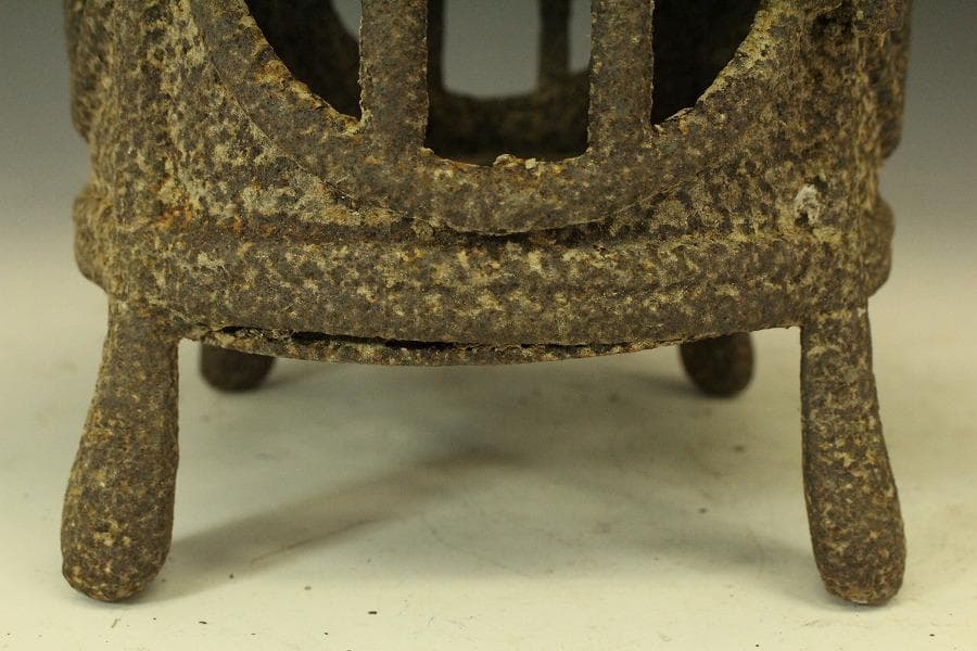 吊り灯籠 時代 詫び寂 鉄灯籠 高28cm 庭道具(LC623) - メルカリ