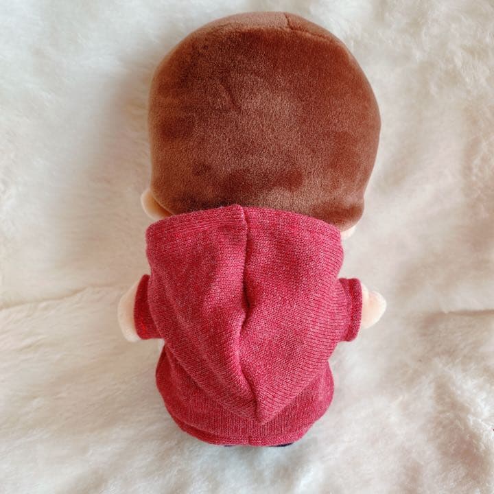 【オーダーページ】☆ちびぬい服☆コラボプリントパーカー☆赤☆