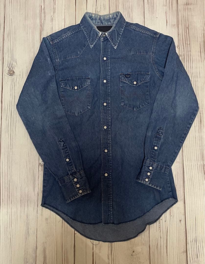キムタク 私物 Wrangler ラングラー ウエスタンデニムシャツ Mサイズ