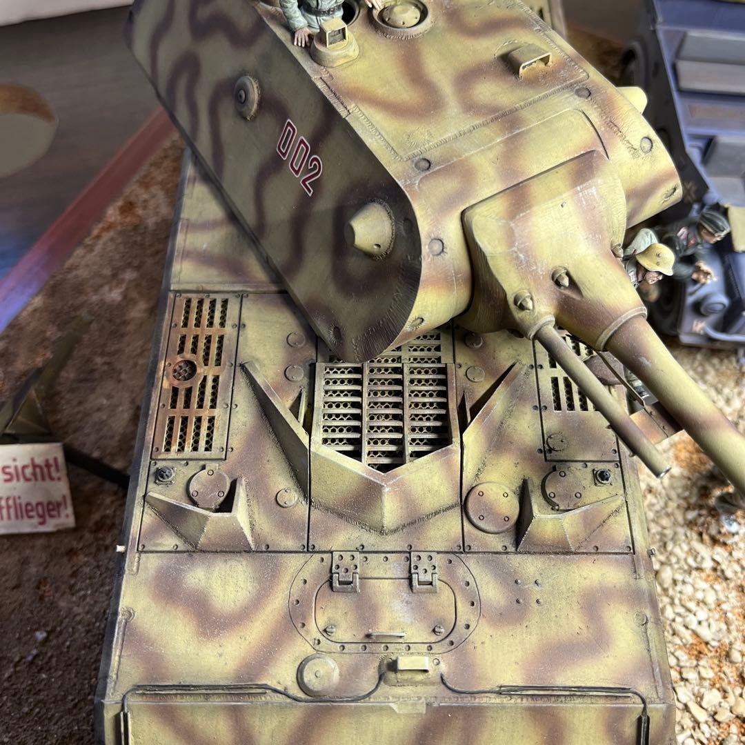 1/35 ドイツ軍　超重戦車マウス　ジオラマ