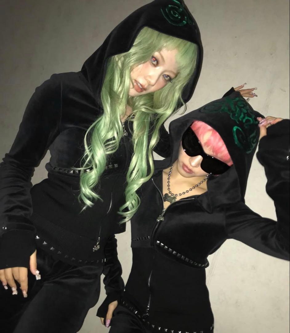 Velour Zip Hoodie Produced by XG【XSサイズ】