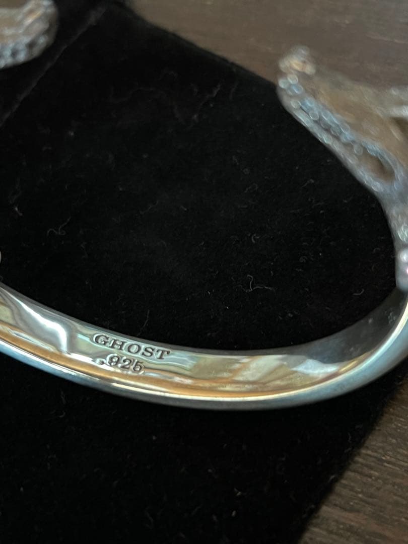 GHOST ゴースト アリゲーターヘッド シルバーバングル GHOST ゴースト