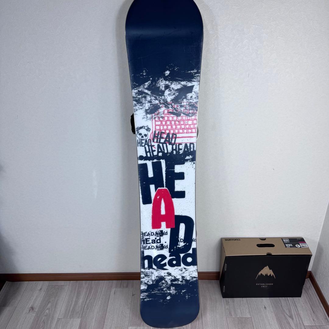 HEAD スノーボード 160cm 即乗りセットブーツ 28.5cm