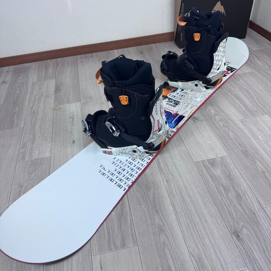 HEAD スノーボード 160cm 即乗りセットブーツ 28.5cm