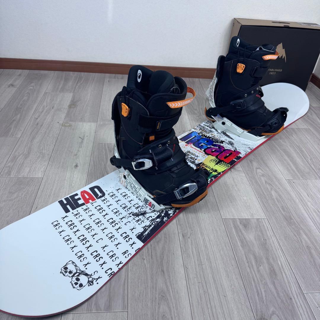 HEAD スノーボード 160cm 即乗りセットブーツ 28.5cm