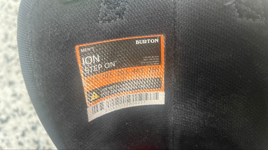 Burton Ion Step On ブーツ 29.5cm