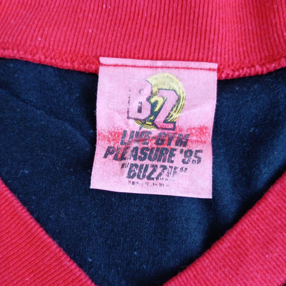 B'z PLEASURE'95 \"BUZZ!!\" Tシャツ【ベースボールシャツ】