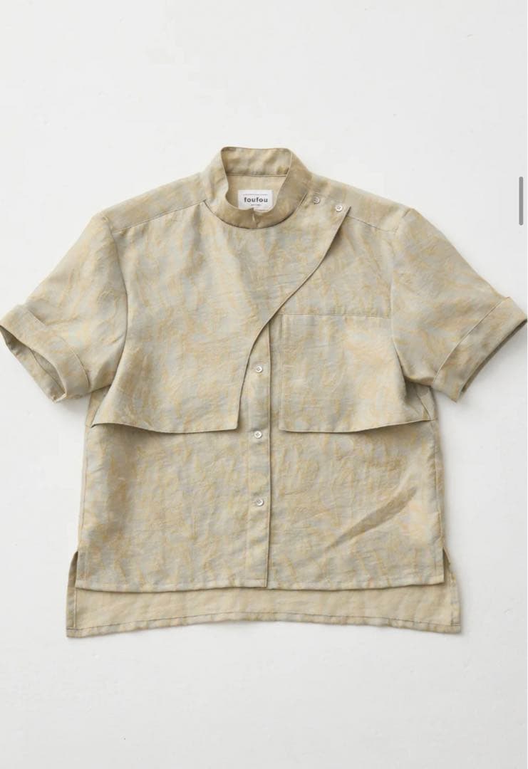 foufou シアーアブストラクトブラウス - メルカリ