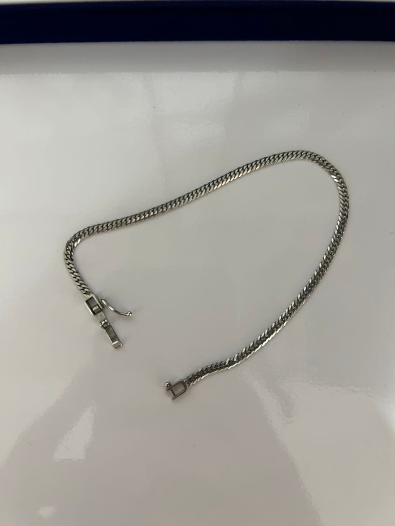 PT850(プラチナ) 喜平ブレスレット 6面ダブル 4.5g 18cm