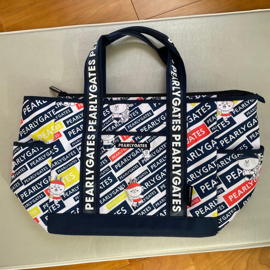 PEARLY GATES ロゴロッカーバッグ ネイビー 新品未使用】パーリーゲイツ ロッカーバッグ ネイビー PEARLY GATES
