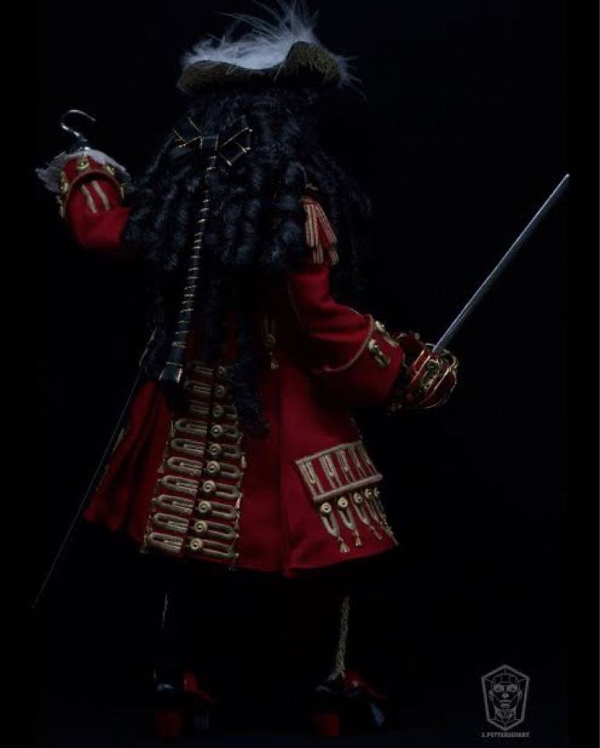 映画HOOK1/6カスタムフィギュア ダスティンホフマンフック船長ホットトイズ系