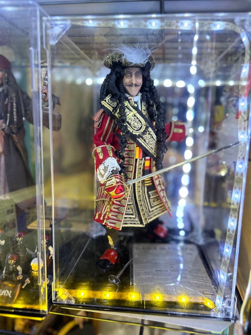 映画HOOK1/6カスタムフィギュア ダスティンホフマンフック船長ホットトイズ系