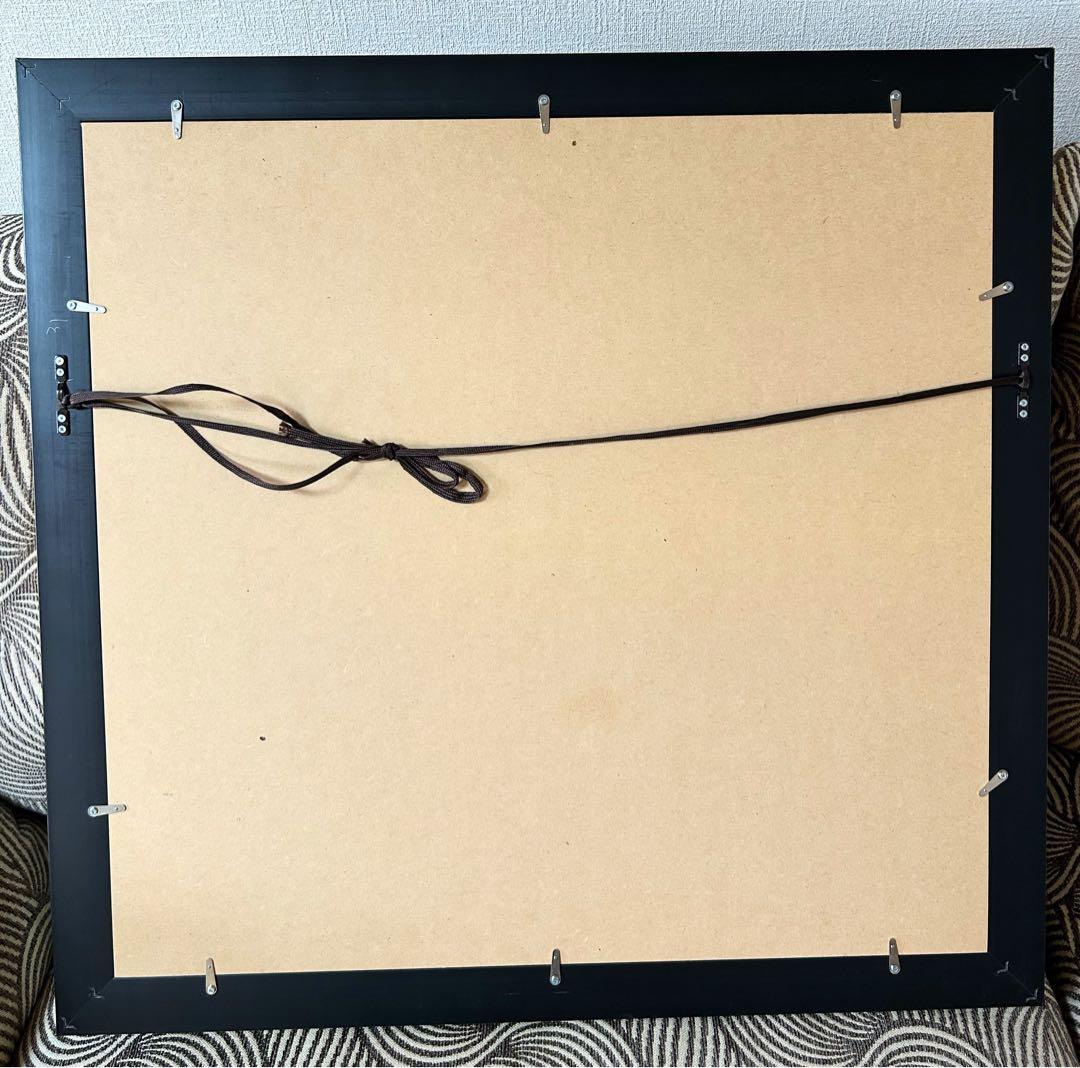 Patchwork Iris by Jenny Parson アートフレーム付き