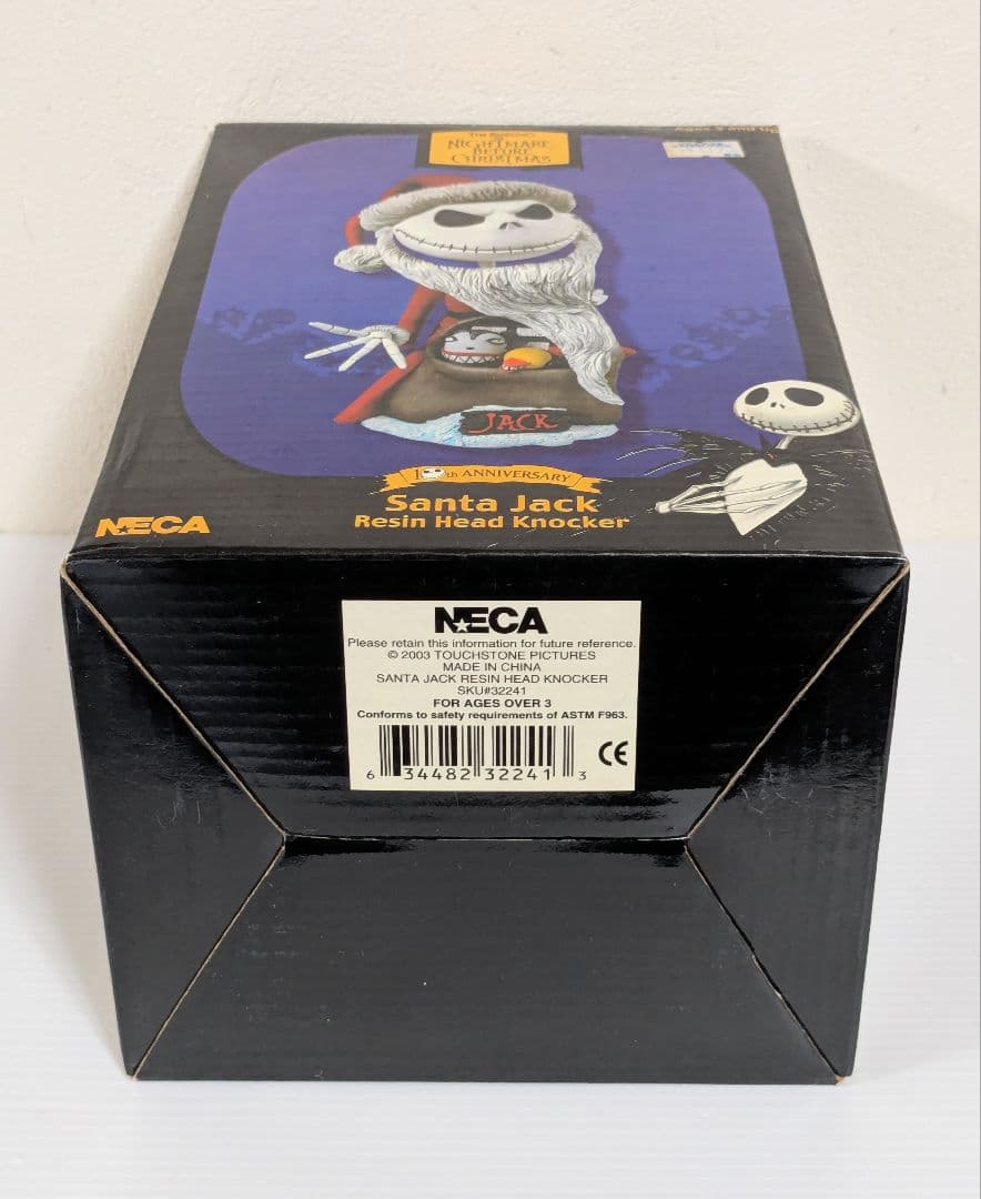 NECA社　ナイトメアー・ビフォア・クリスマス　サンタジャック　ヘッドノッカー