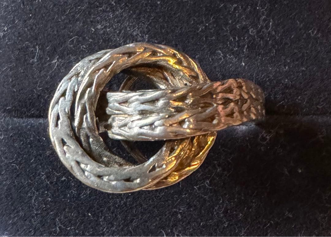 希少サイズ ヴィンテージ エルメス ヴァンドームバンドーム リング