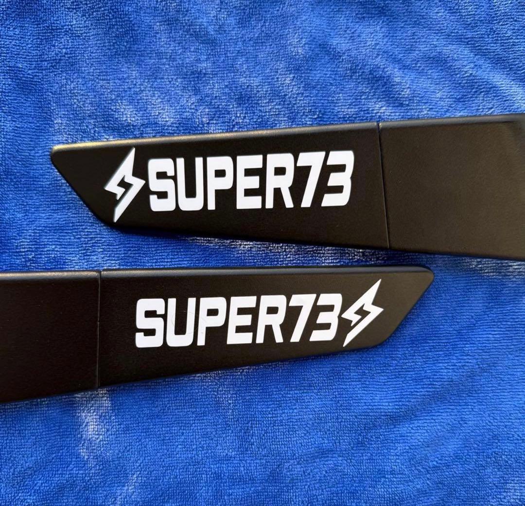 最終値引】特注カスタムsuper73ミラーsuper73ロゴ付きミラーAタイプ