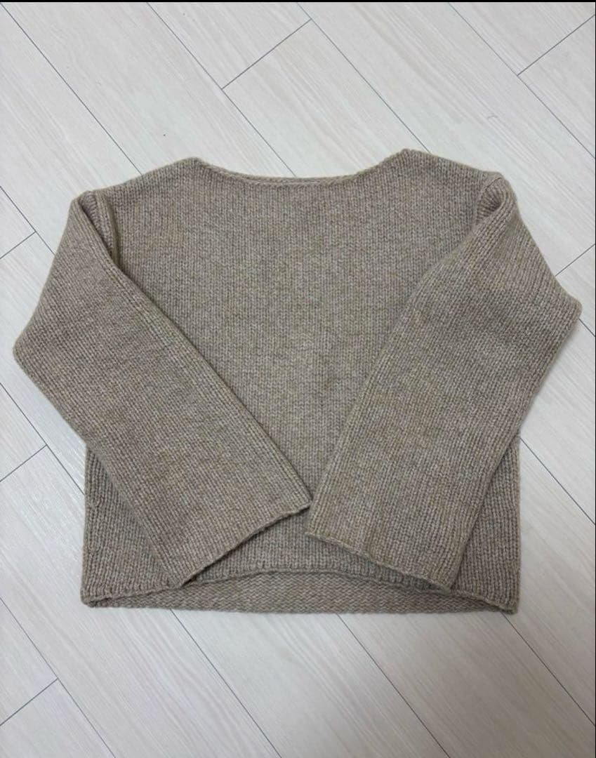 気まぐれSALE】conte コンテ 辺見えみり ミックスボートネックニット