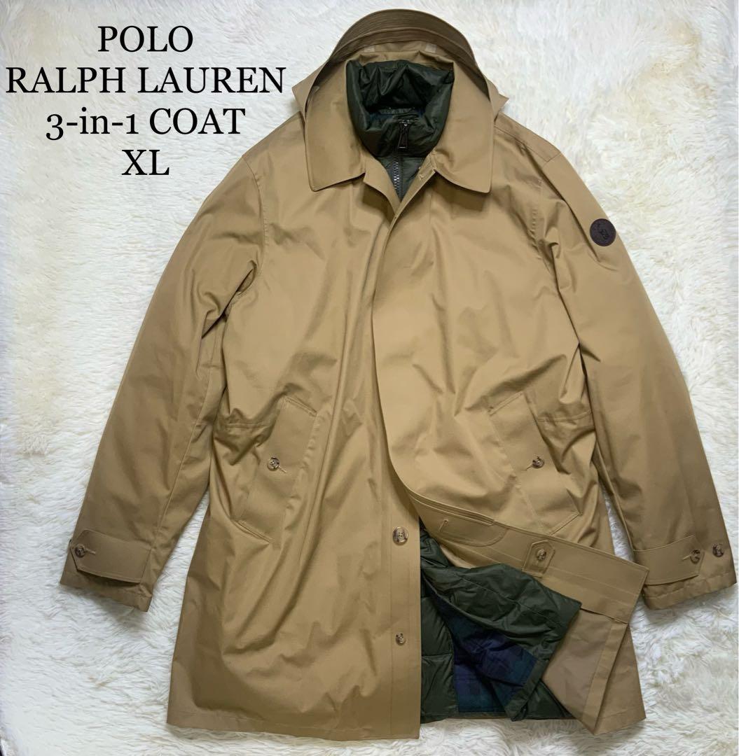 ポロラルフローレン 3イン1コート ダウンジャケット ステンカラー