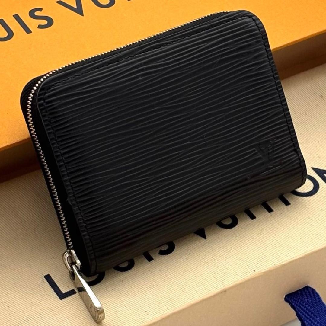 【最高級美品】ルイヴィトン エピ ノワール ジッピーパース ブラック LOUIS VUITTON ルイヴィトン エピ ノワール シルバー金具 ジッピー