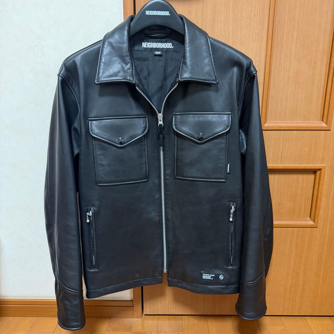 NEIGHBORHOOD ネイバーフッド LEATHER PM JACKET M - メルカリ