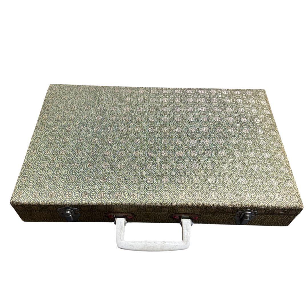 中国 高級 麻雀牌 竹牌 花牌付 ケース入 昭和レトロ - メルカリ