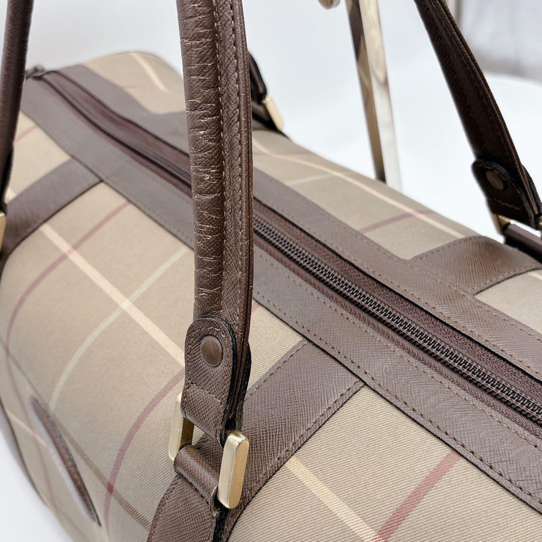 Burberrys' ボストンバッグ 玉虫色 ヴィンテージ 旅行バック