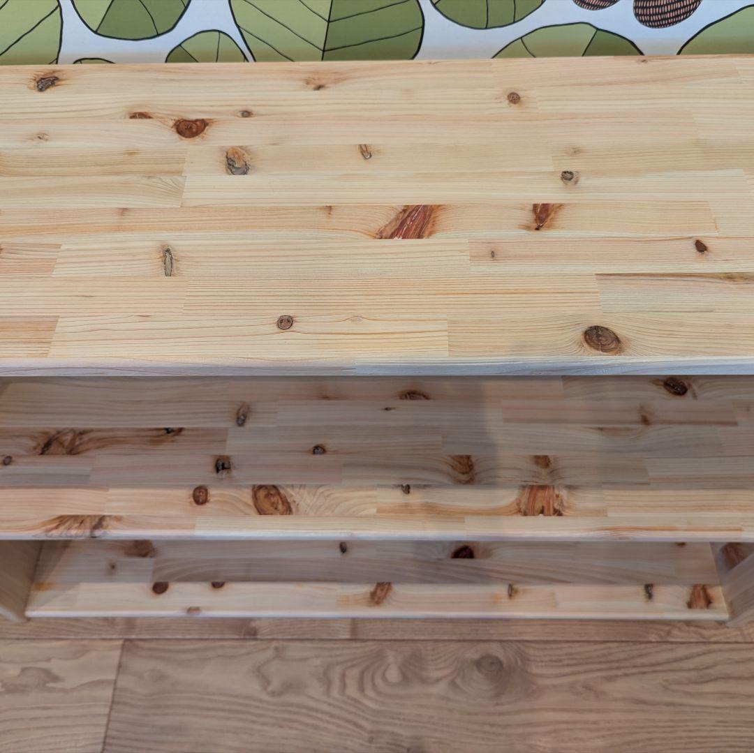 オープンシェルフ 木製棚 ✨ 檜 本棚 トロファスト 絵本棚 モンテッソーリ