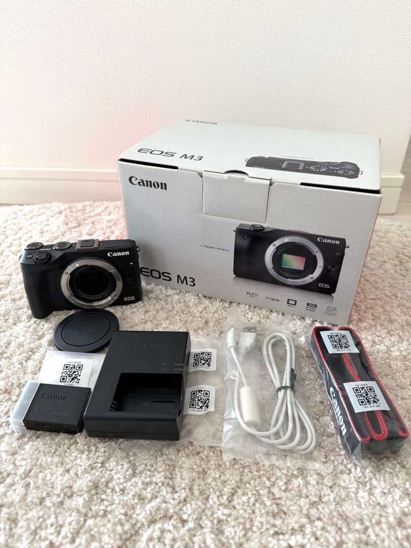 Canon EOS M3 ミラーレス一眼 ボディ ブラック EOS M キヤノン Canon ミラーレス一眼 M3 レンズキット ブラック EF