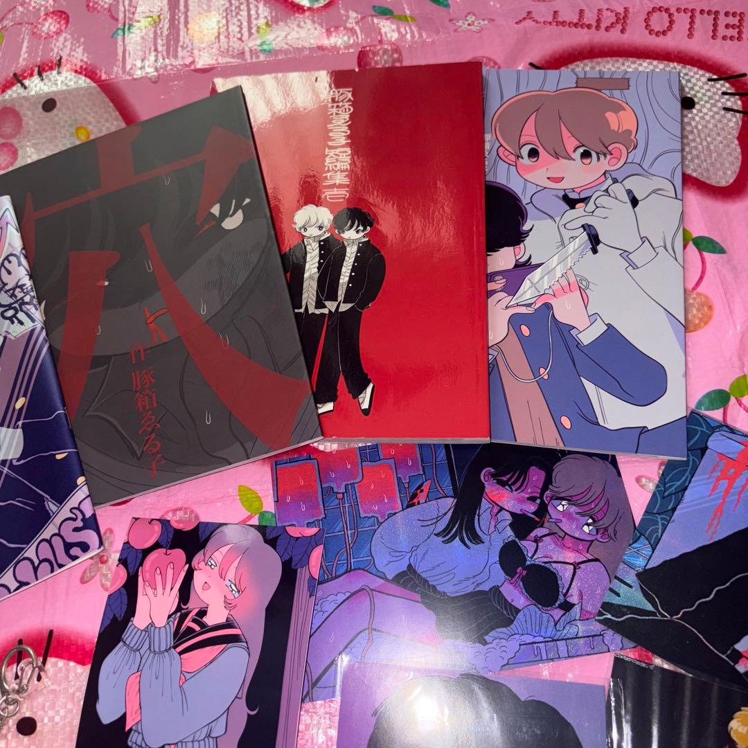 豚箱ゑる子さん グッズ 本 原画 ポストカード まとめ売り