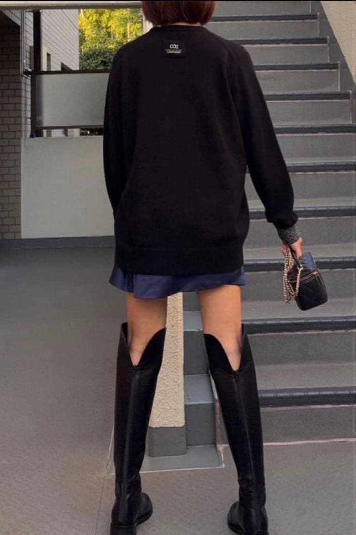 安西こずえ　ハートラメカシミアニット