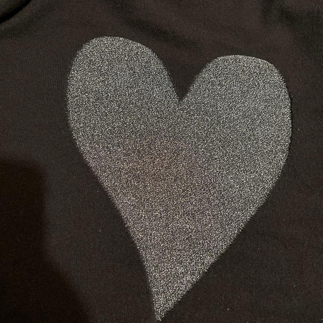 安西こずえ　ハートラメカシミアニット