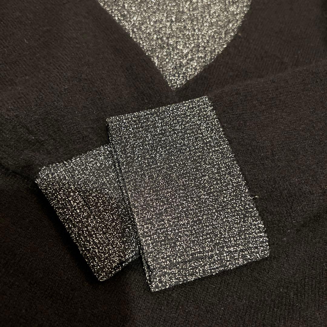 安西こずえ　ハートラメカシミアニット