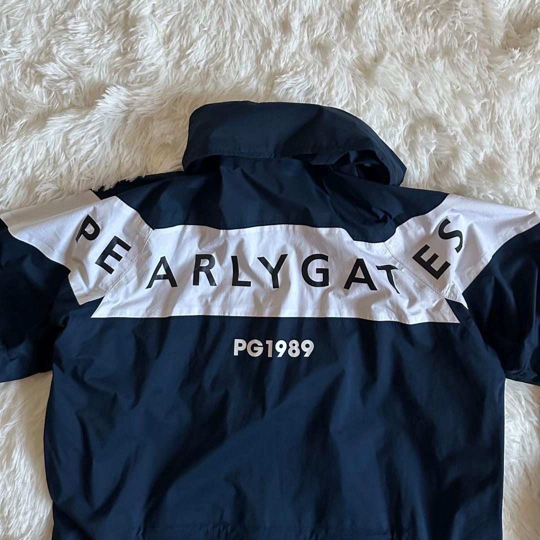 美品】定価4.4万 PEARLY GATES レインウェア ネイビー - メルカリ