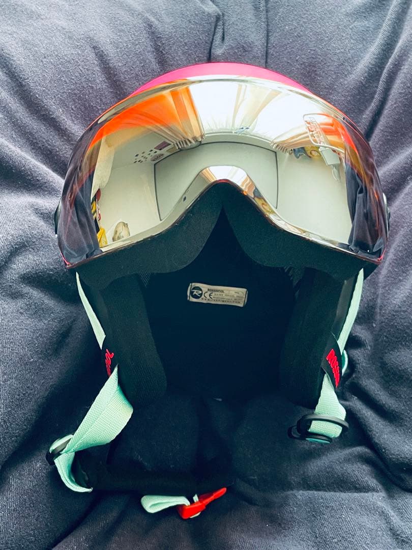 ROSSIGNOL スキー ヘルメット ピンク/青 - メルカリ