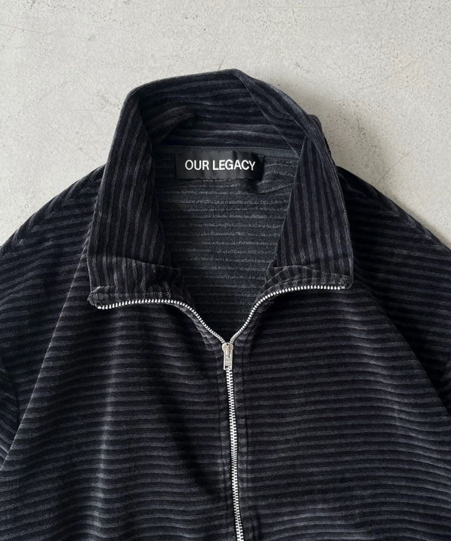 最終価格 OUR LEGACY Shrunken fullzip polo 46 - メルカリ