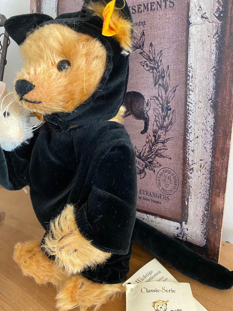 未使用シュタイフハロウィンベア黄色タグ