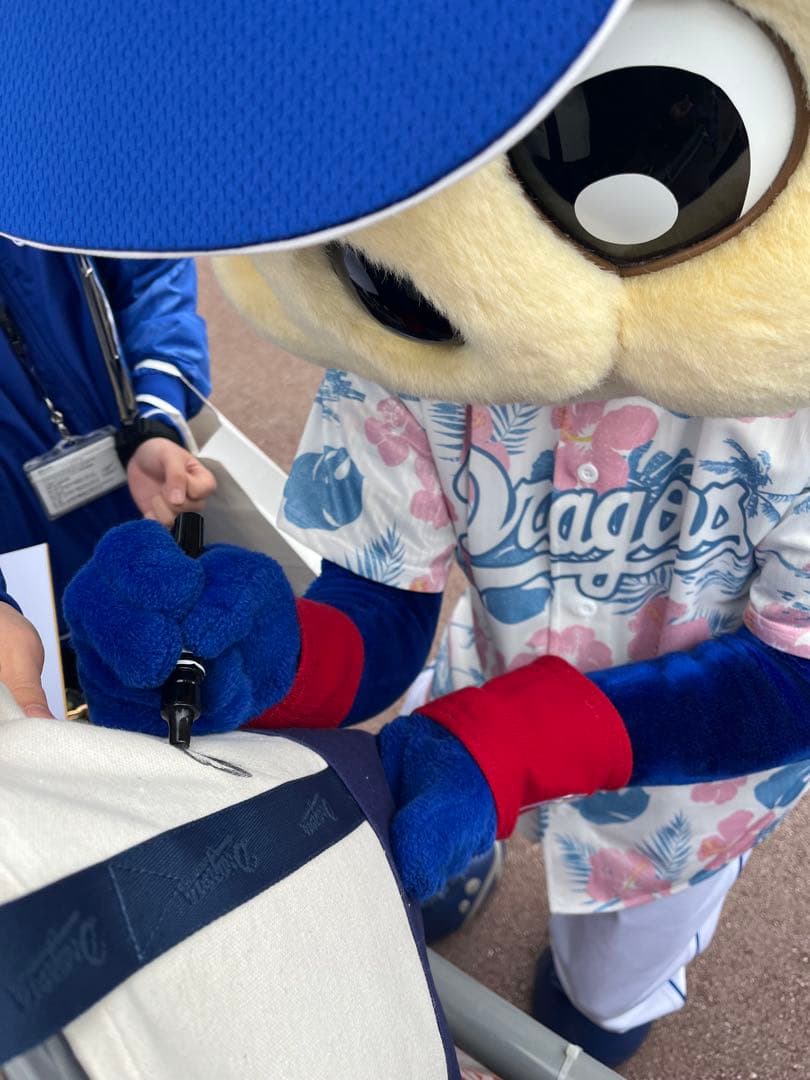 中日ドラゴンズ FC限定グッズ サイン入り トートバッグ - メルカリ